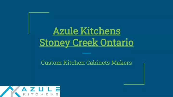 azule kitchens stoney creek ontario
