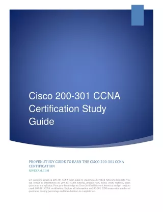 cisco 200 301 ccna certification study guide