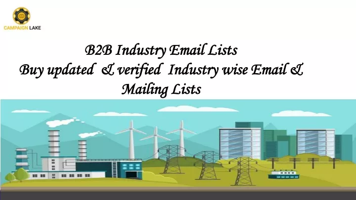 b2b industry email lists buy updated verified industry wise email mailing lists