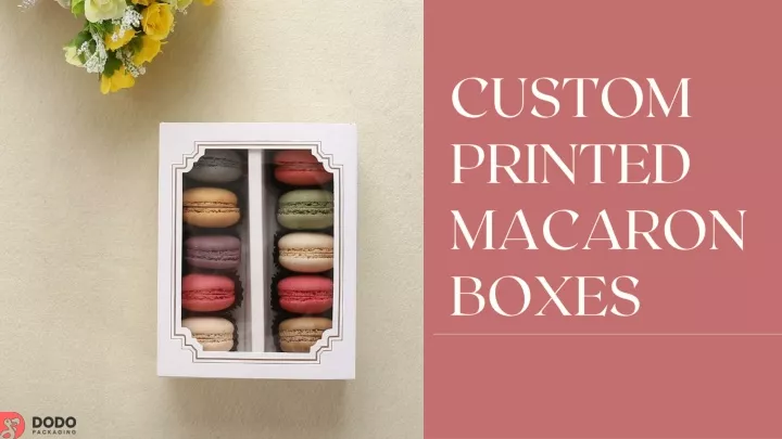 custom printed macaron boxes