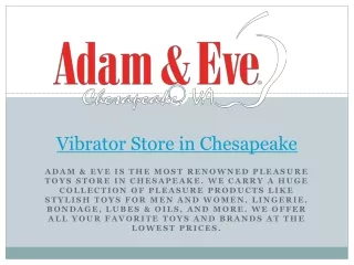 vibrator store in chesapeake