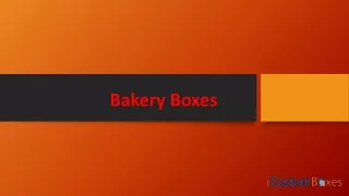 bakery boxes