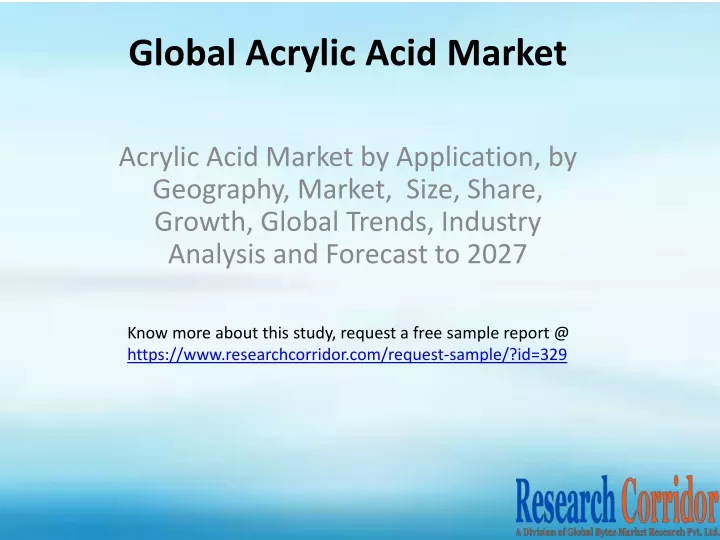 global acrylic acid market