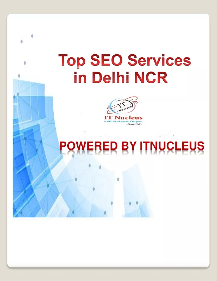 top seo services in delhi ncr