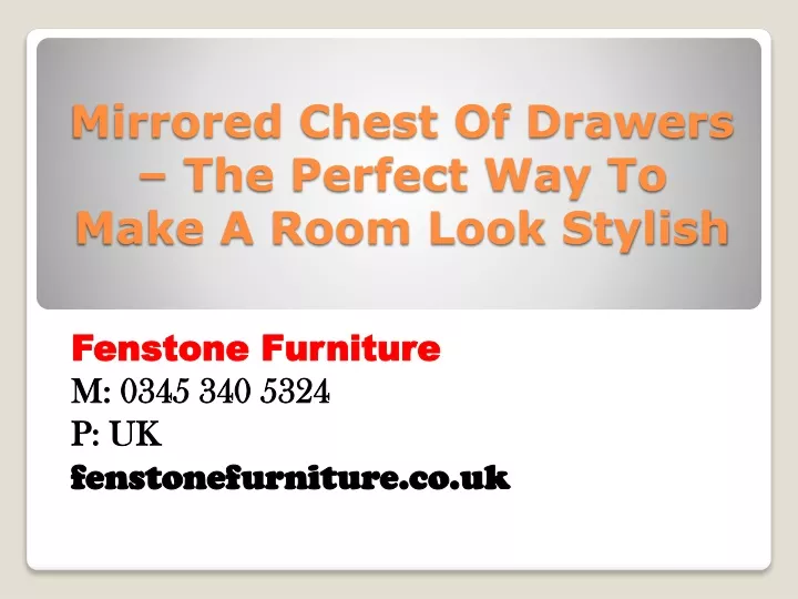 mirrored chest of drawers the perfect way to make a room look stylish