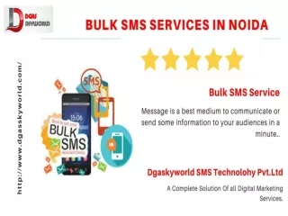 Bulk SMS Service In Noida | Dgasskyworld