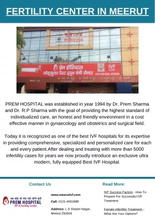fertility center in meerut