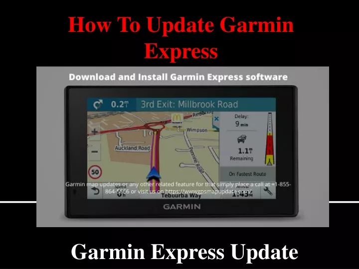 how to update garmin express