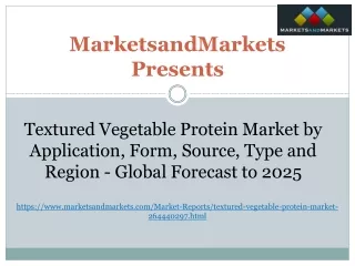 marketsandmarkets presents