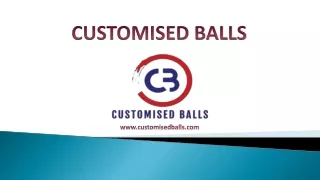 customised balls