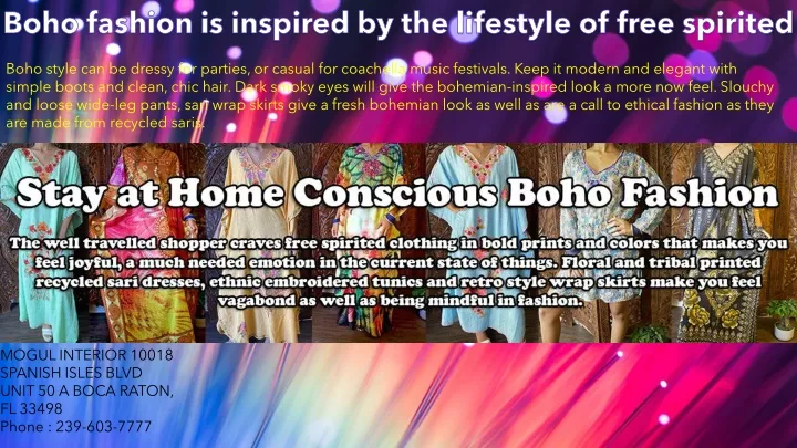 boho fashion is inspired by the lifestyle of free