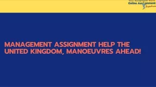 management assignment help the united kingdom