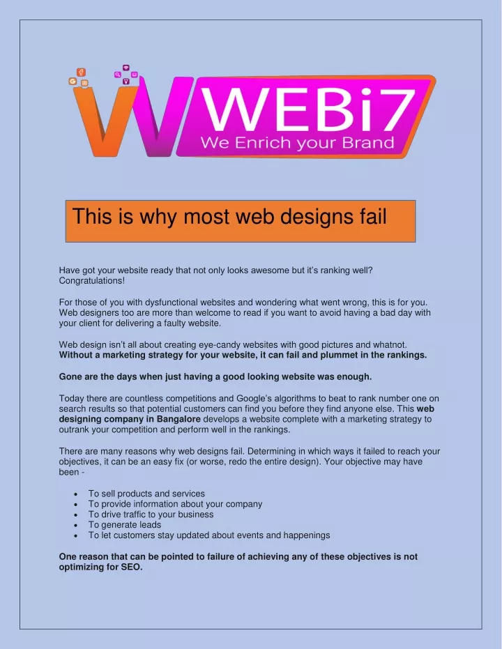 this is why most web designs fail
