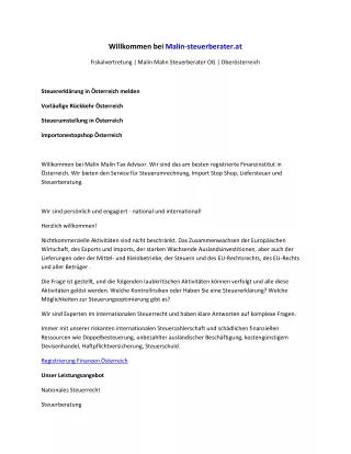 willkommen bei malin steuerberater at