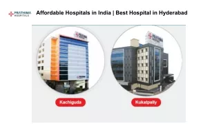 Affordable Hospitals in India | Best Hospital in Hyderabad