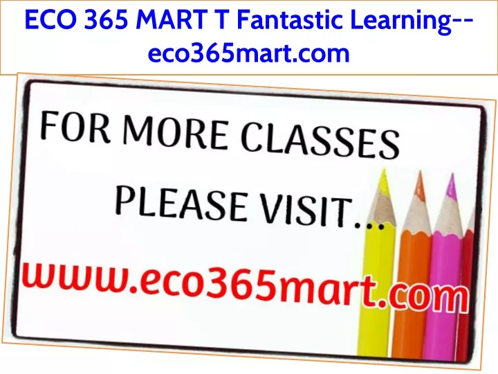 eco 365 mart t fantastic learning eco365mart com