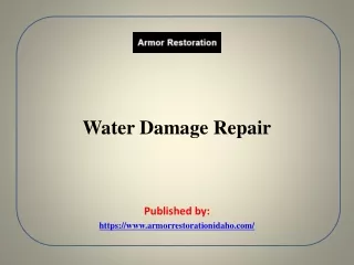 Water damage repair