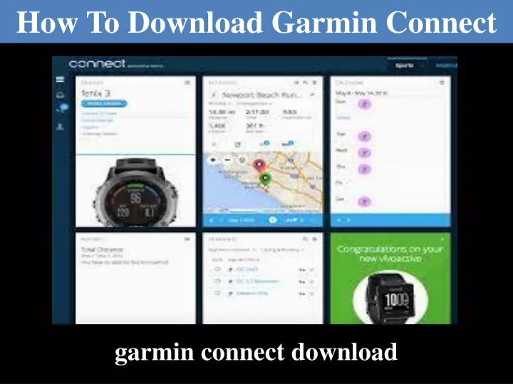 how to download garmin connect