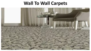 wall to wall carpets