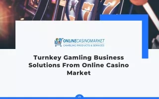 Turnkey Gamling Business Solutions From Online Casino Market