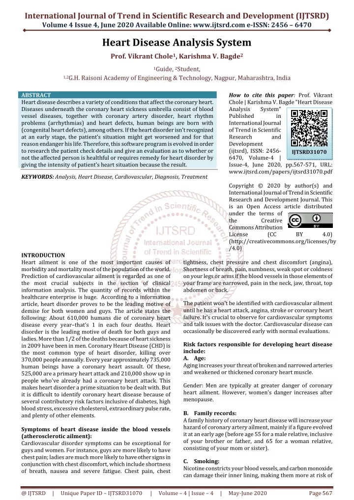 international journal of trend in scientific