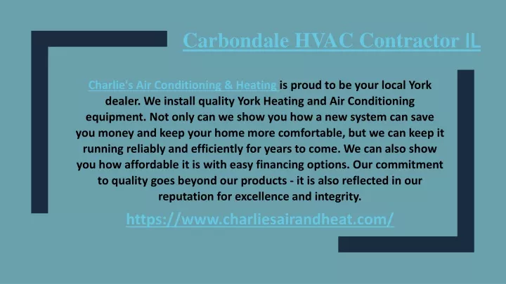 carbondale hvac contractor il