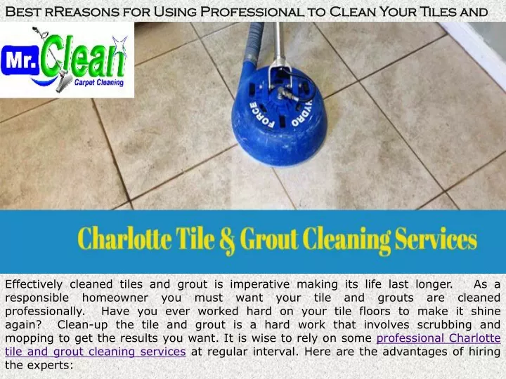 best rreasons for using professional to clean