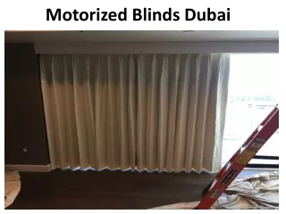 motorized blinds dubai