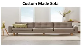 custom made sofa