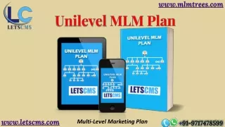Unilevel MLM Plan eCommerce Plan Software