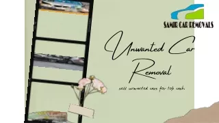 unwanted car removal