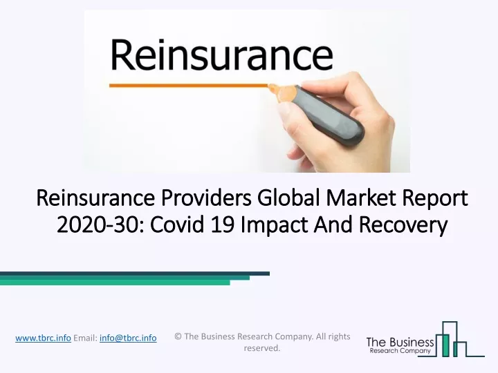 reinsurance providers global market report 2020 30 covid 19 impact and recovery