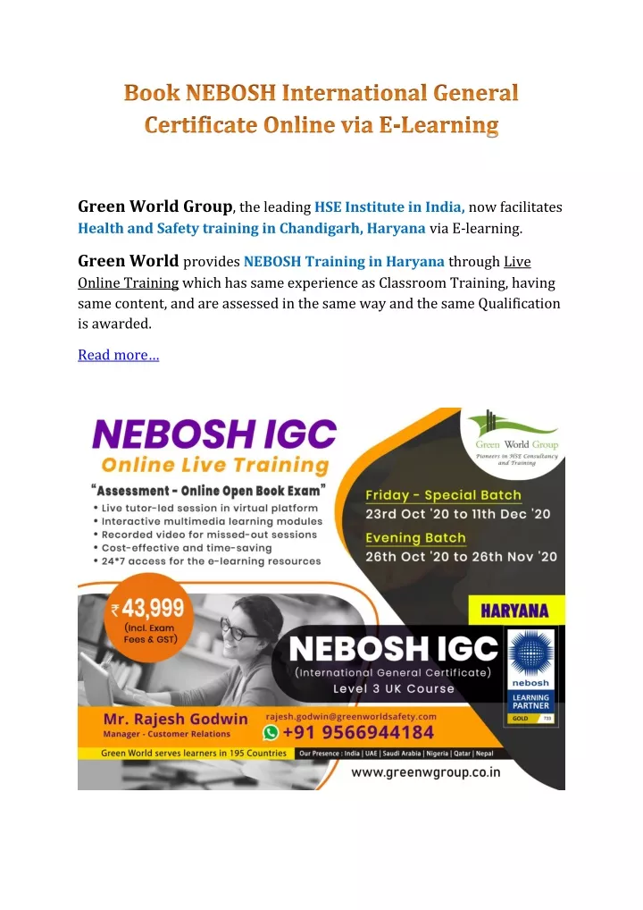 green world group the leading hse institute