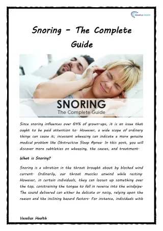 snoring