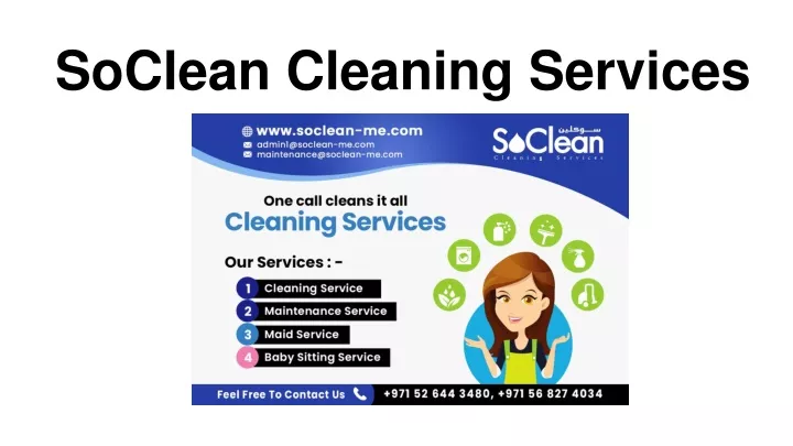 soclean cleaning services