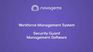 Guard Tour System - Novagems