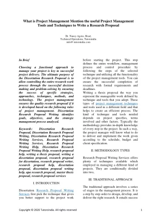 what is project management mention the useful