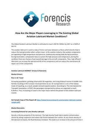 how are the major players leveraging