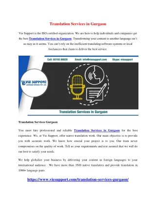 translation services in gurgaon