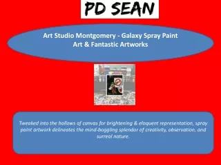 Art Studio Montgomery - Galaxy Spray Paint Art & Fantastic Artworks