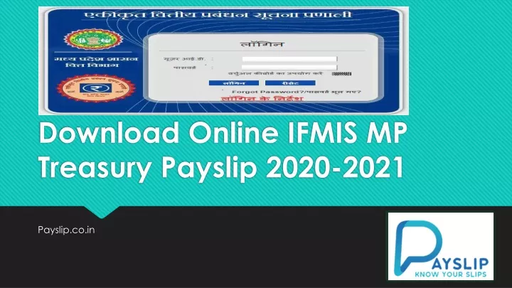 download online ifmis mp treasury payslip 2020 2021