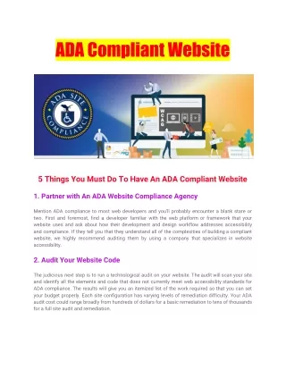 ada compliant website