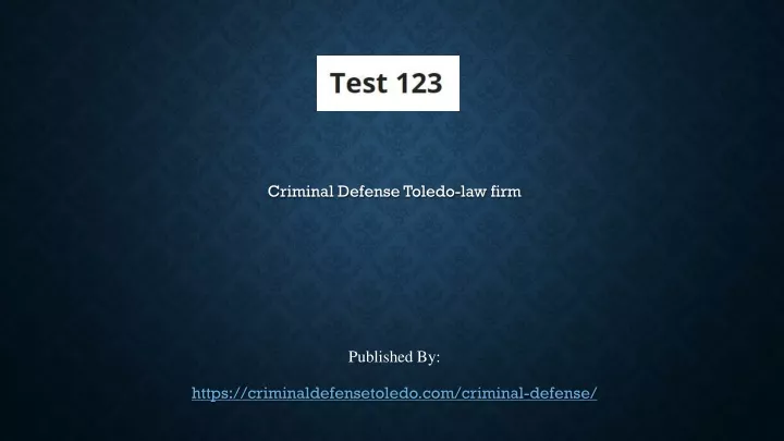 criminal defense toledo law firm published by https criminaldefensetoledo com criminal defense