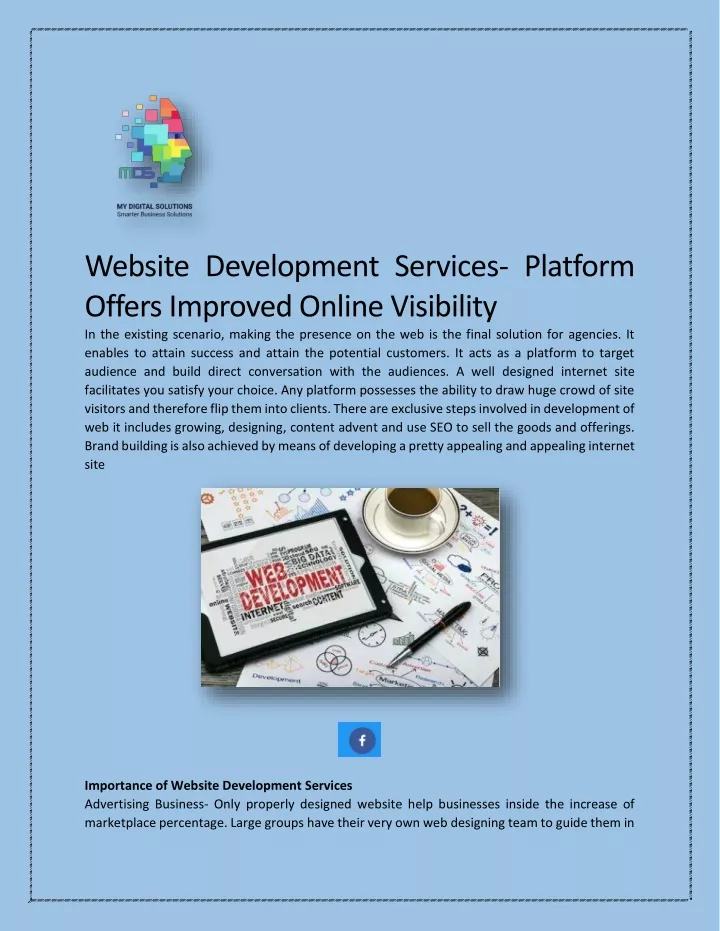 website development services platform offers