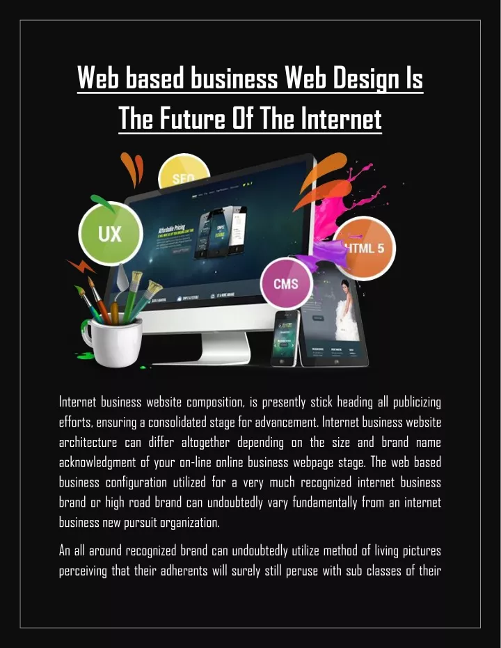 web based business web design is the future