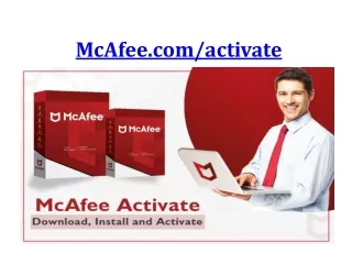 Mcafee.com/activate - How to download activate McAfee  setup?