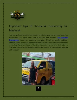 important tips to choose a trustworthy
