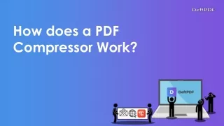 how does a pdf compressor work