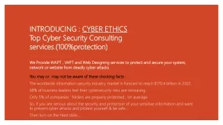 Top cyber security consulting services