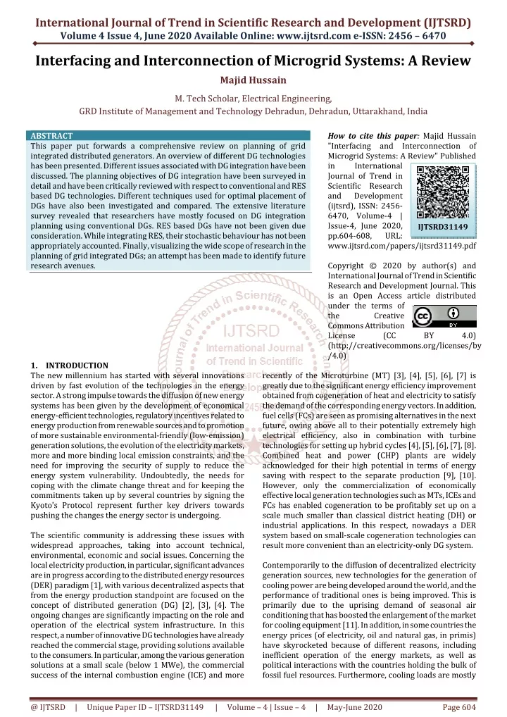 international journal of trend in scientific